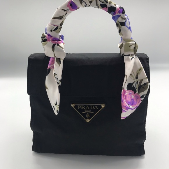 Prada Handbags - Vintage Prada Tessuto Nylon Tote (GHW)